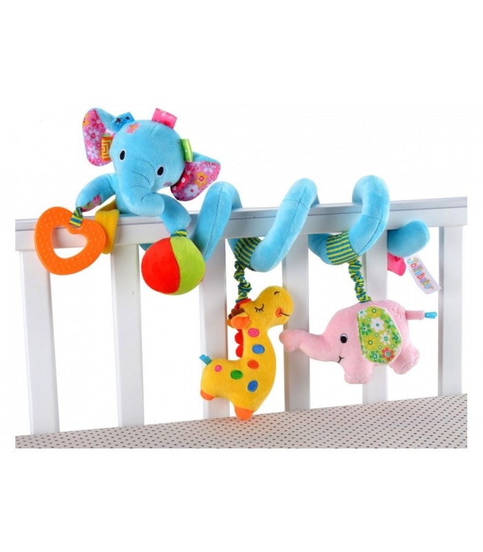 آویز تخت نوزاد و کودک فیل آبی جولی بی بی «Jollybaby»