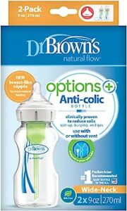 شيشه شير طلقی 270 ميل 2عددی آپشن پلاس عریض دكتر براون Dr Browns 4 61rkpSg7KoL. AC UF350350 QL80