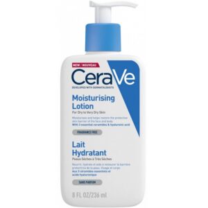 لوسیون کرم مرطوب کننده صورت و بدن سراوی Cerave حجم 236 میل|آبرسان قوی پوست خشک