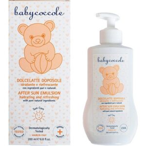 لوسیون آفتاب سوختگی بی بی کوکول baby cocole حجم 200 میلی لیتر 