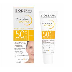کرم ضد آفتاب بیرنگ ضدلک جوانساز اسپات بایودرما Bioderma Photoderm Spot-Age SPF50+ 40ml 